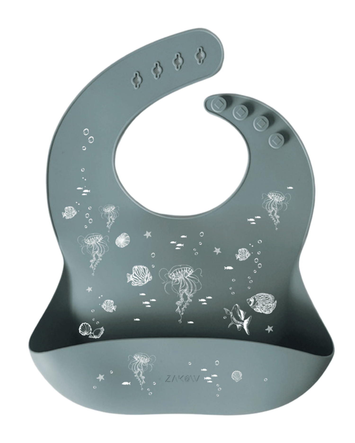 BAVOIR RÉCUPÉRATEUR EN SILICONE OCÉAN BLEU - Zakuw - Lili Margaret