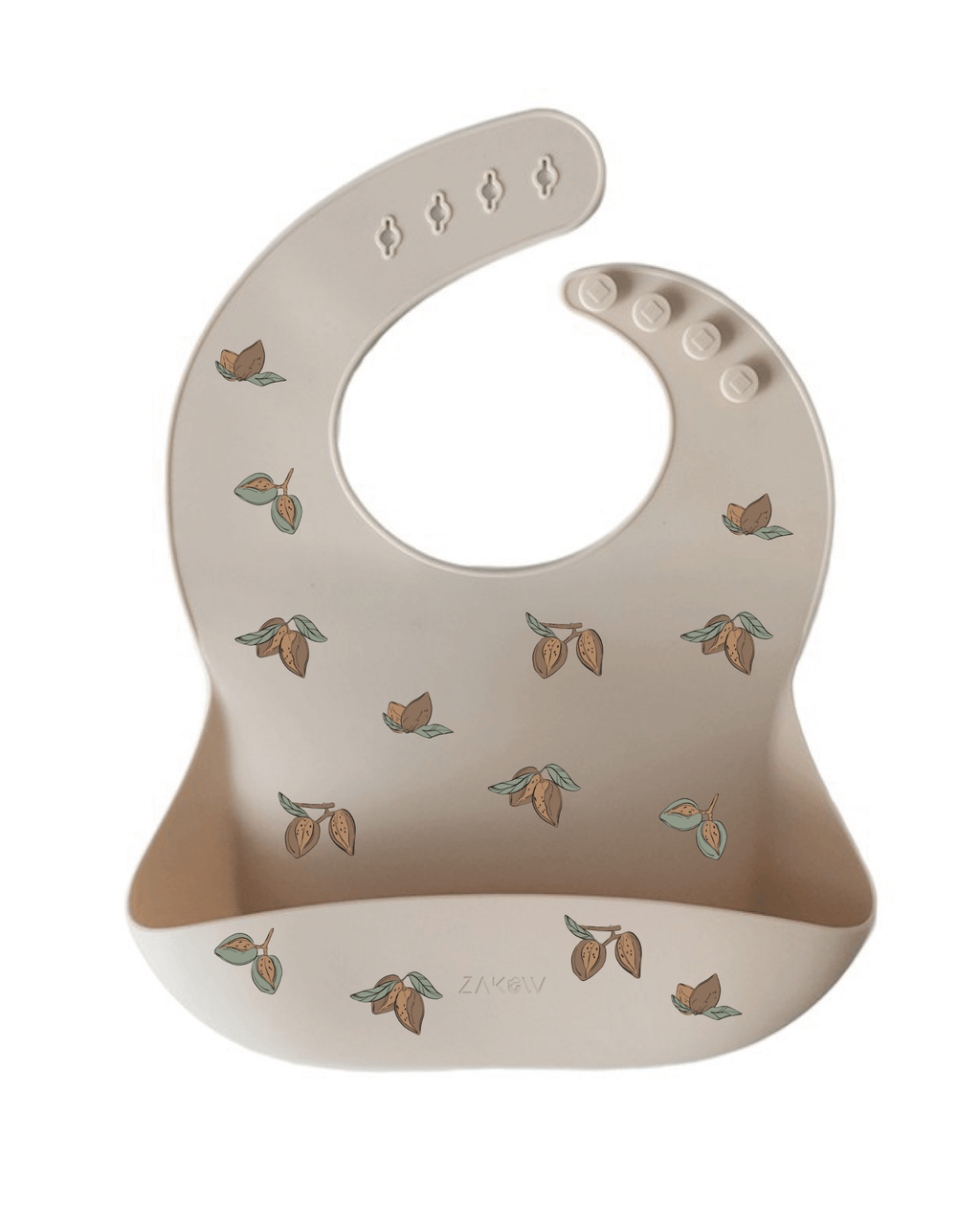 Bavoir silicone amandes - zakuw