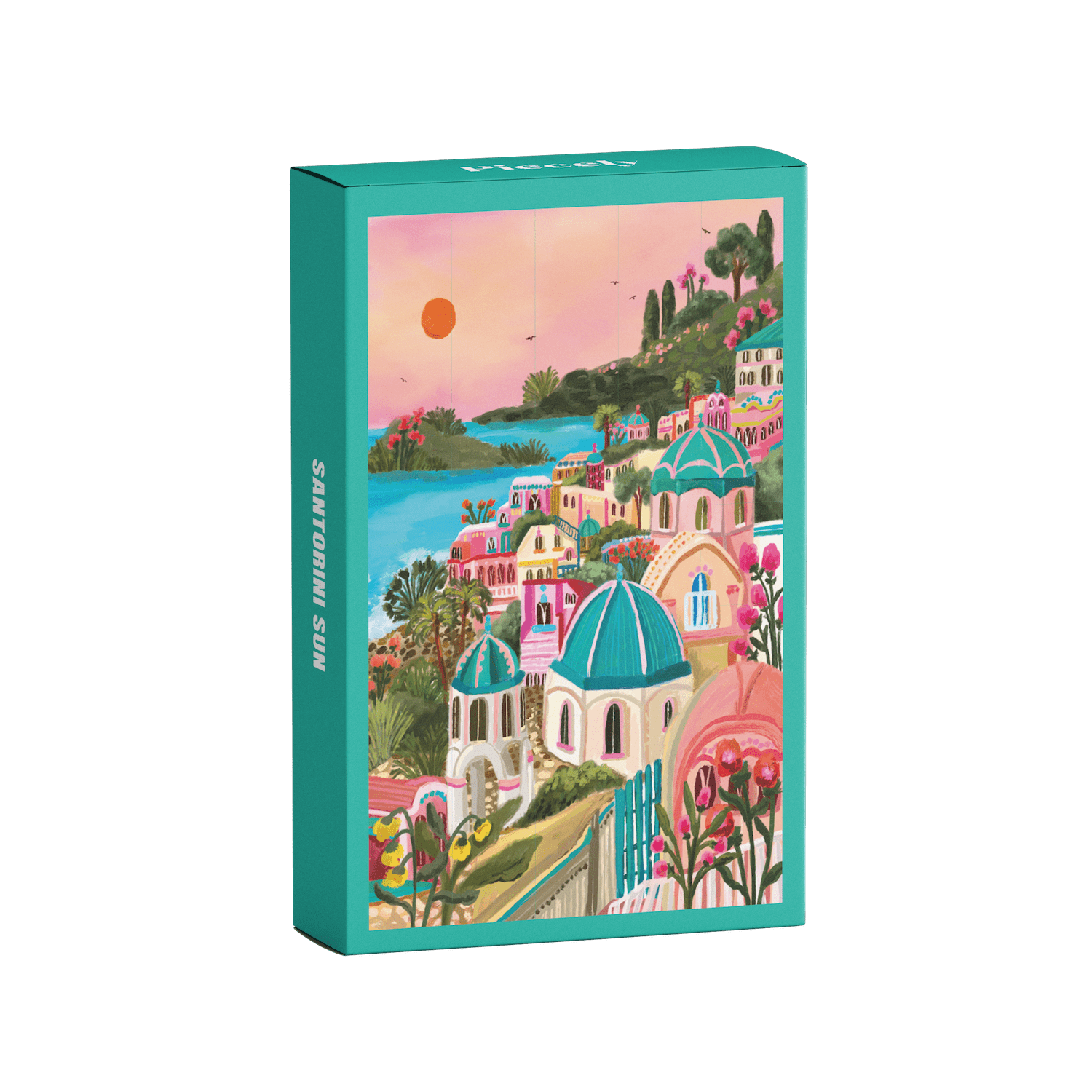 Mini puzzle Santorini Sun, 99 pièces