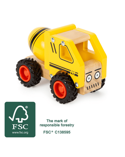 BÉTONNIÈRE EN BOIS – CAMION CHANTIER JOUET POUR ENFANT | small foot - Lili Margaret
