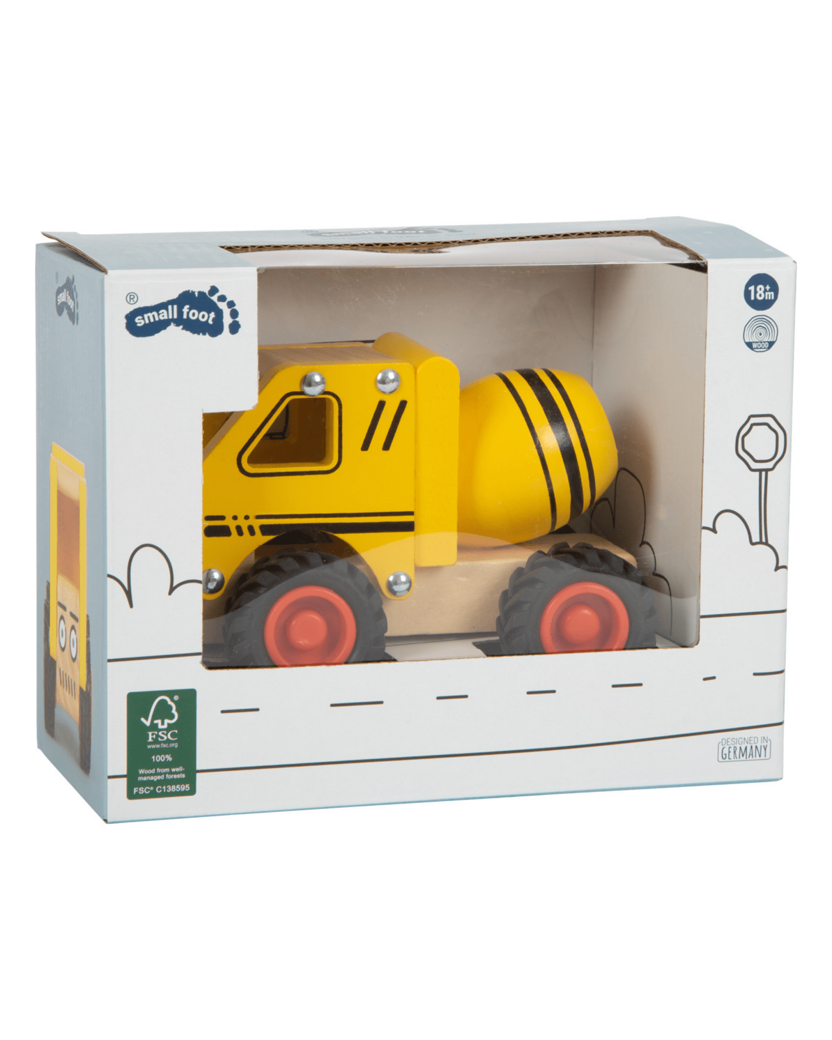 BÉTONNIÈRE EN BOIS – CAMION CHANTIER JOUET POUR ENFANT | small foot - Lili Margaret