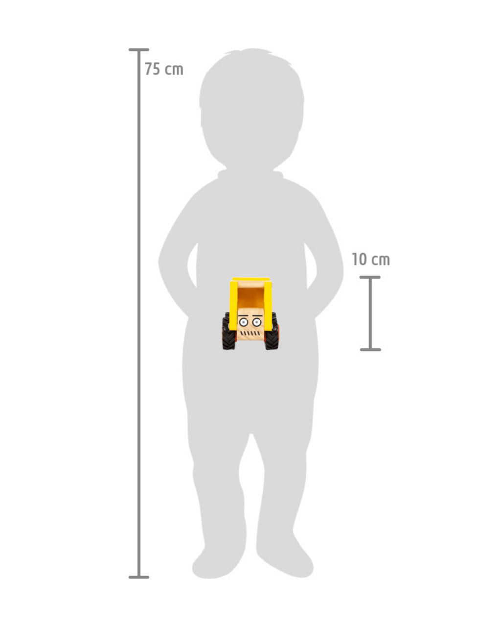 Bétonnière en bois – camion chantier jouet pour enfant | small foot