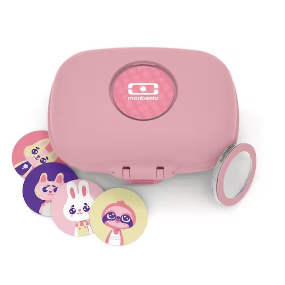 BOITE À GOUTER ENFANT Gram rose blush - Monbento - Lili Margaret