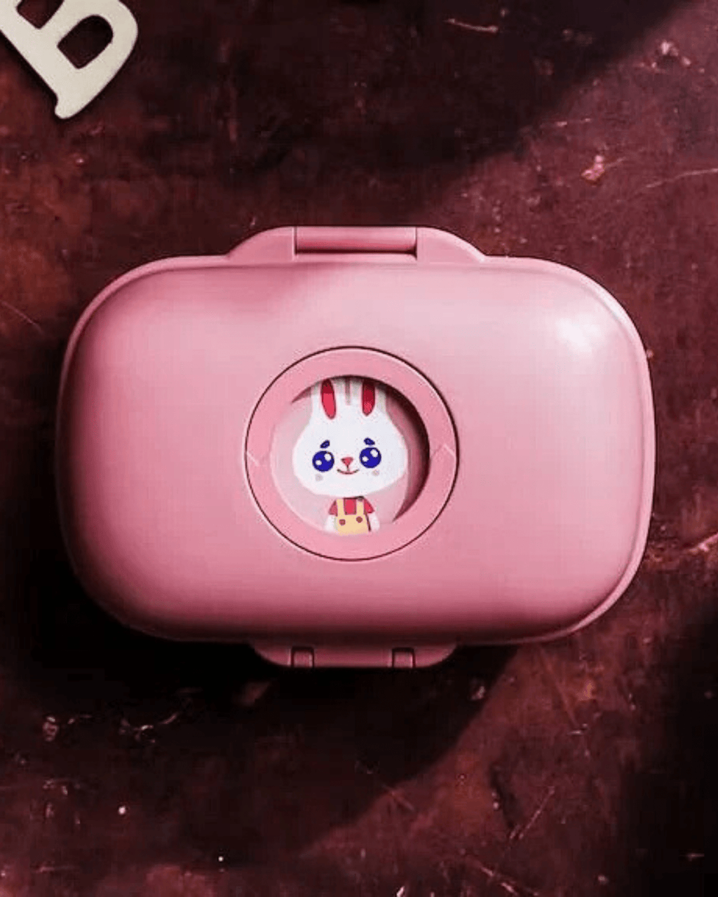 Boite à gouter enfant gram rose blush - monbento