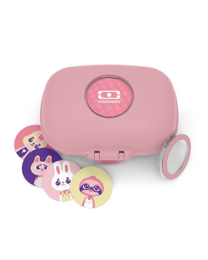 BOITE À GOUTER ENFANT Gram rose blush - Monbento - Lili Margaret