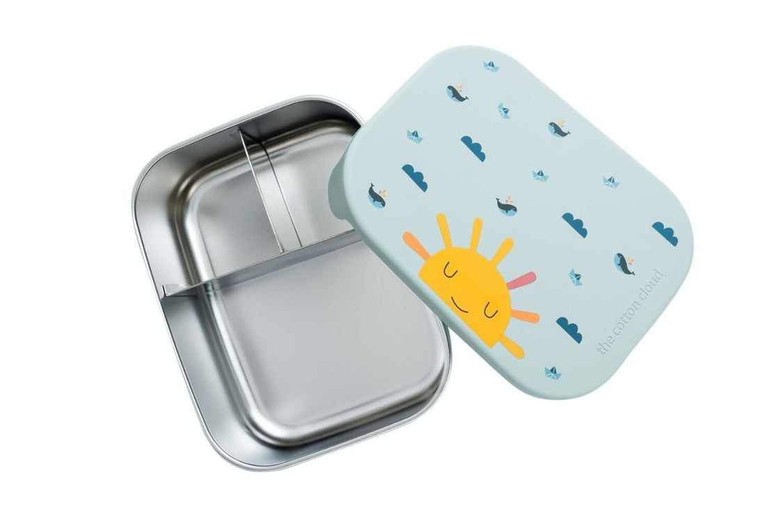 LUNCH BOX POUR ENFANT BALEINE BLEUE - The Cotton Cloud