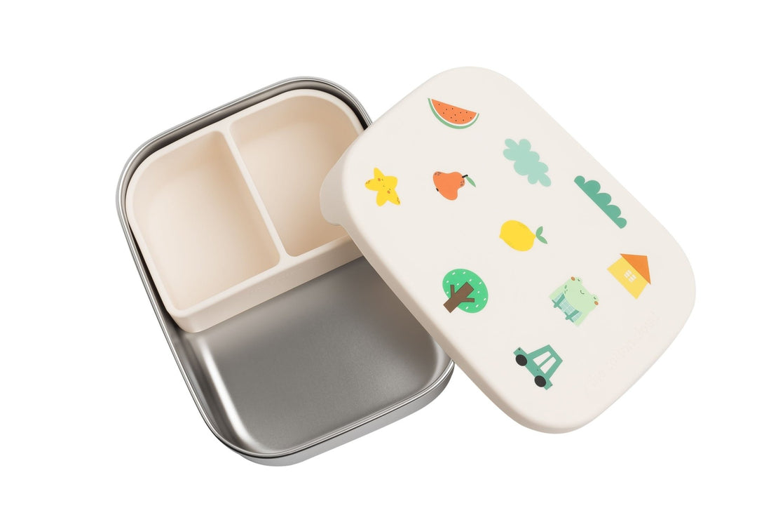 BOÎTE À LUNCH EN ACIER INOXYDABLE POUR BÉBÉ ET ENFANT – TINY BITS | The Cotton Cloud - Lili Margaret