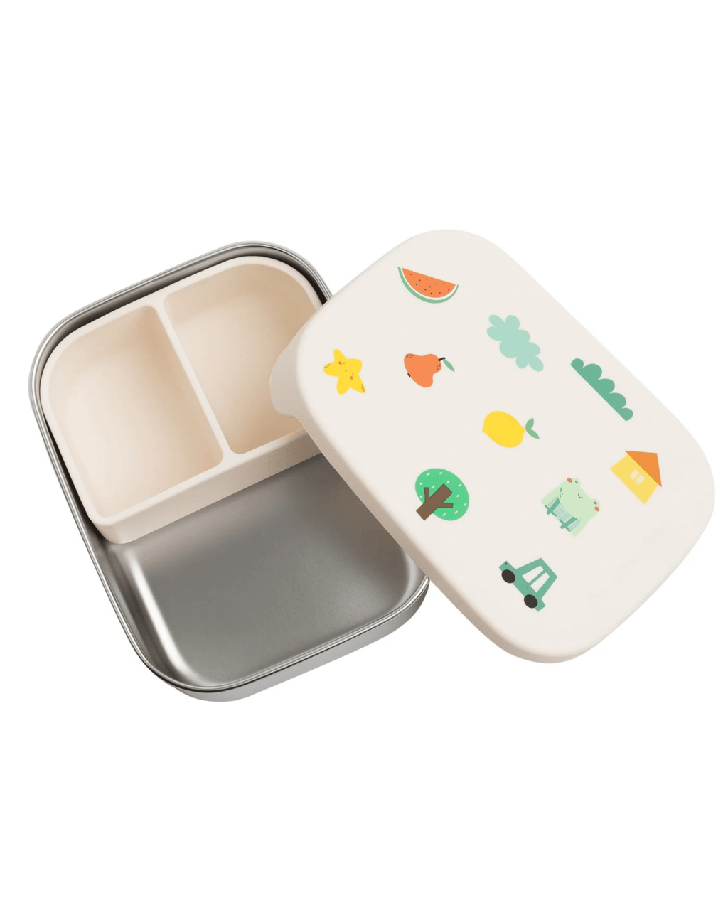 Boîte à lunch inox bébé et enfant tiny bits - the cotton cloud