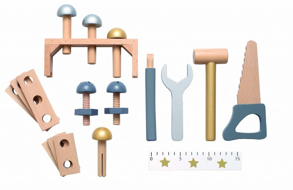 Boite à outils enfant en bois - jabadabado
