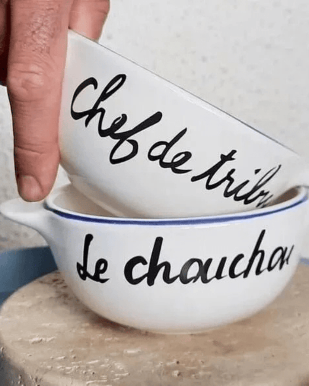 Bol breton chef de tribu - pied de poule