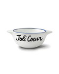 Bol breton joli coeur - pied de poule