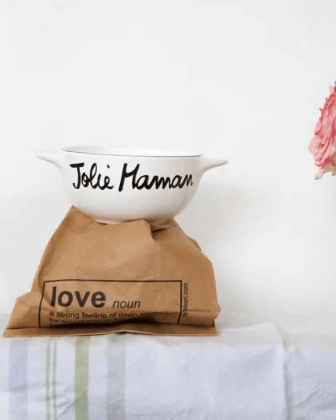 Bol breton Jolie Maman - Pied de Poule - Lili Margaret