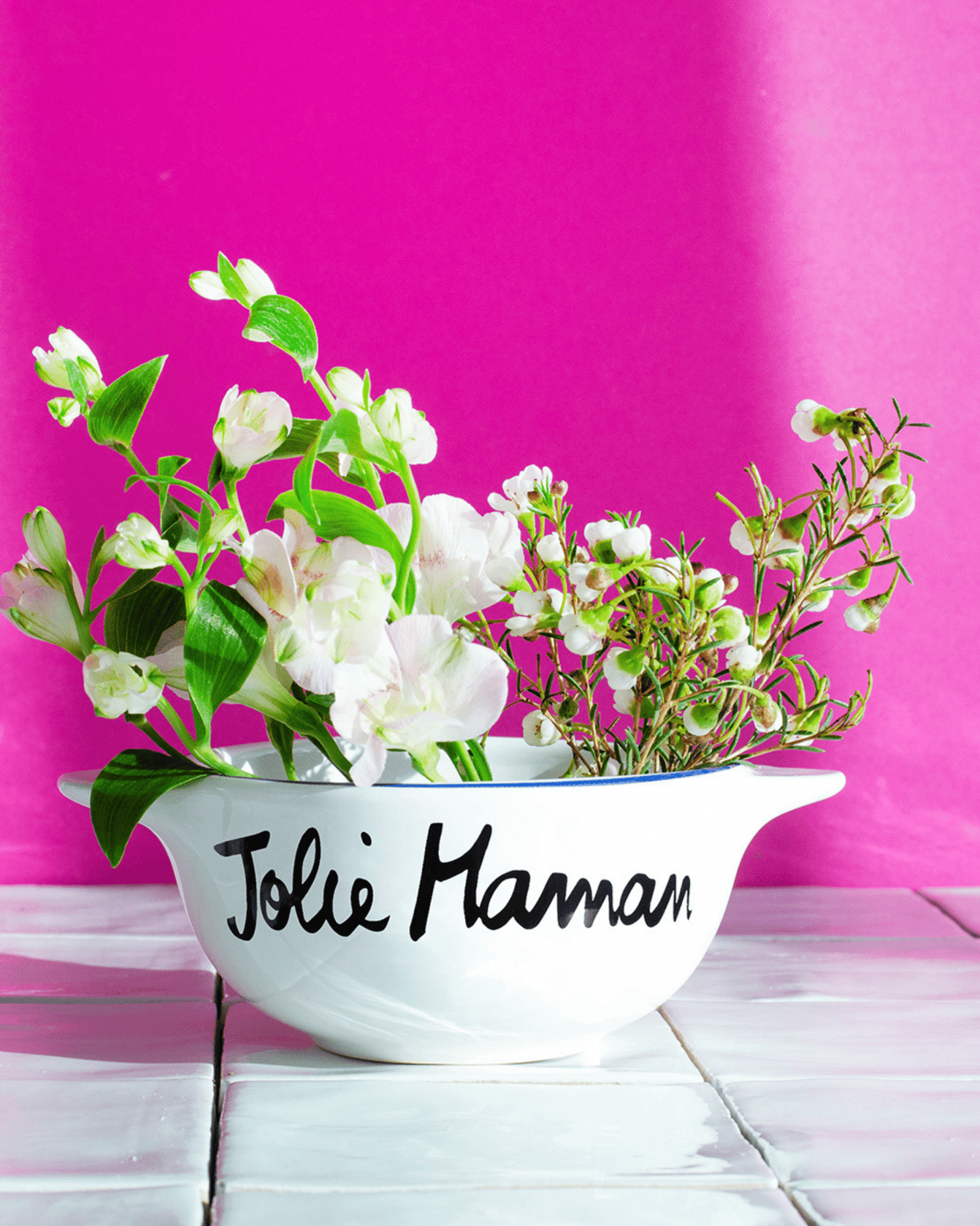 Bol breton Jolie Maman - Pied de Poule - Lili Margaret