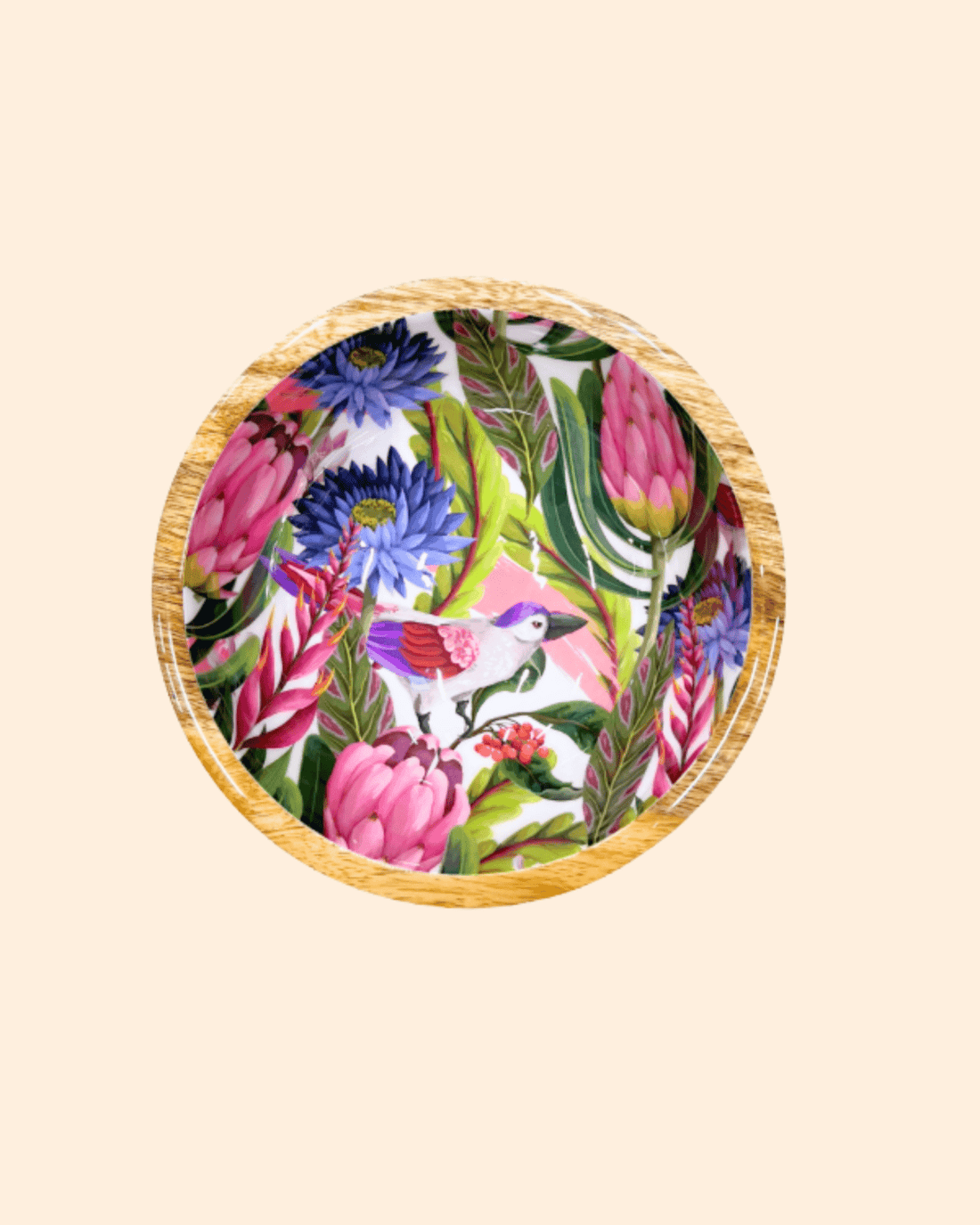 Bol en bois fleurs tropicales - by room - Lili Margaret