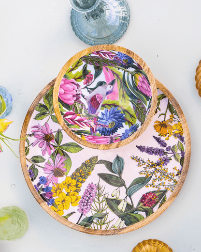 Bol en bois fleurs tropicales - by room - Lili Margaret