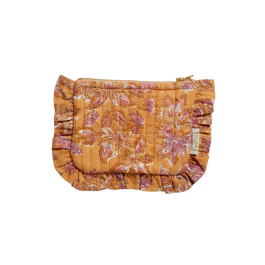 Petite pochette à volants matelassée Arya Tandoori