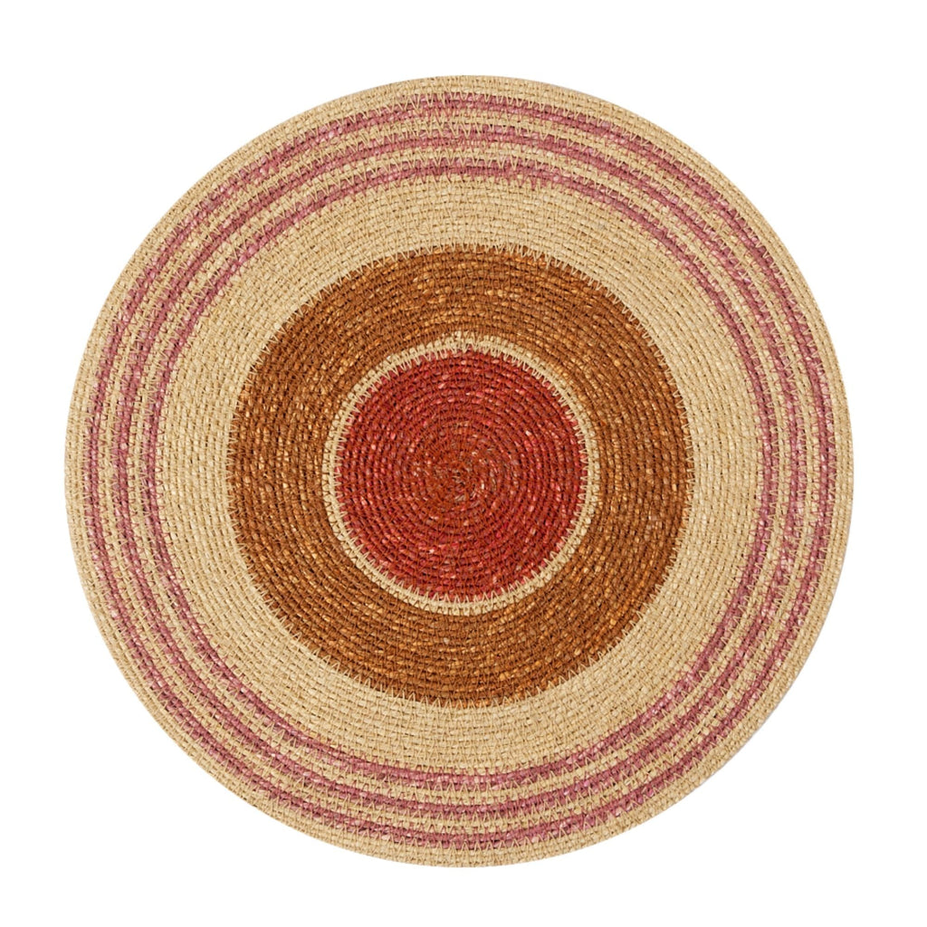 Set de table en jonc de mer tressé Baya Ginger - Bonheur du Jour - vue 2