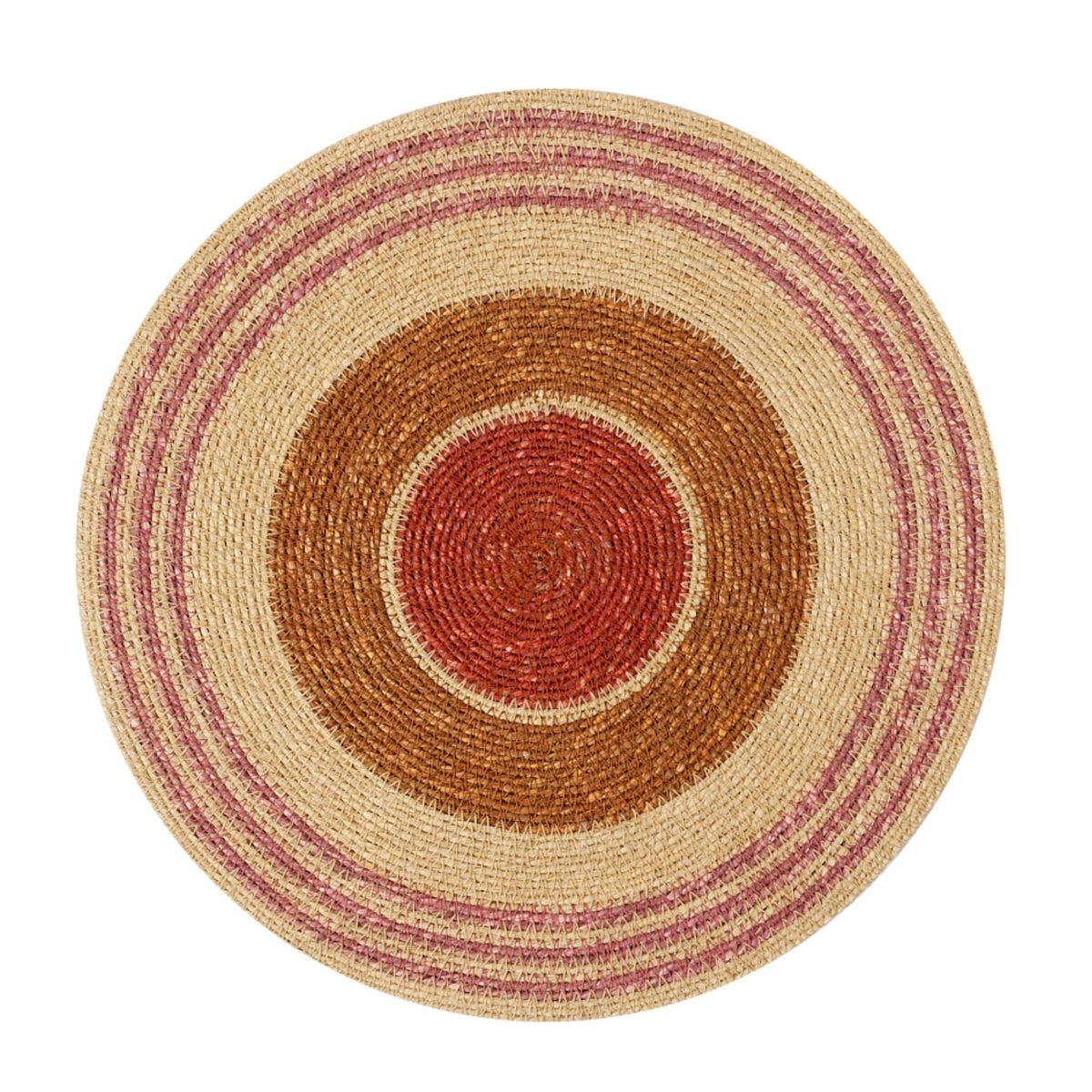 Set de table en jonc de mer tressé Baya Ginger - Bonheur du Jour - vue 2