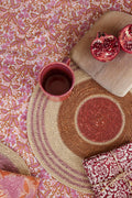 Set de table en jonc de mer tressé Baya Ginger - Bonheur du Jour