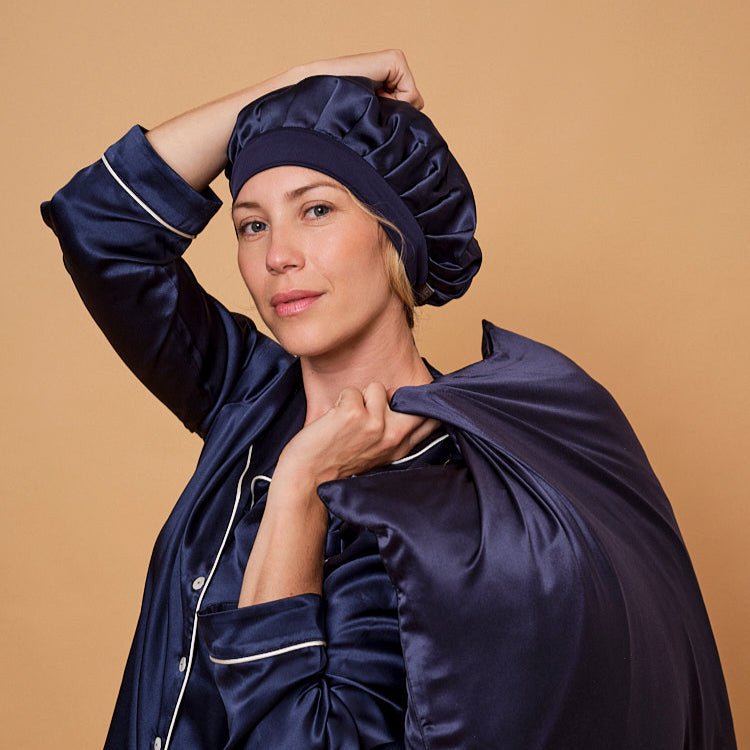 Bonnet de nuit 100% pure soie - Emily’s Pillow