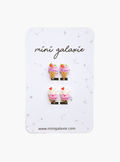 Boucles d'oreilles clips enfant – Glace Ice Cream