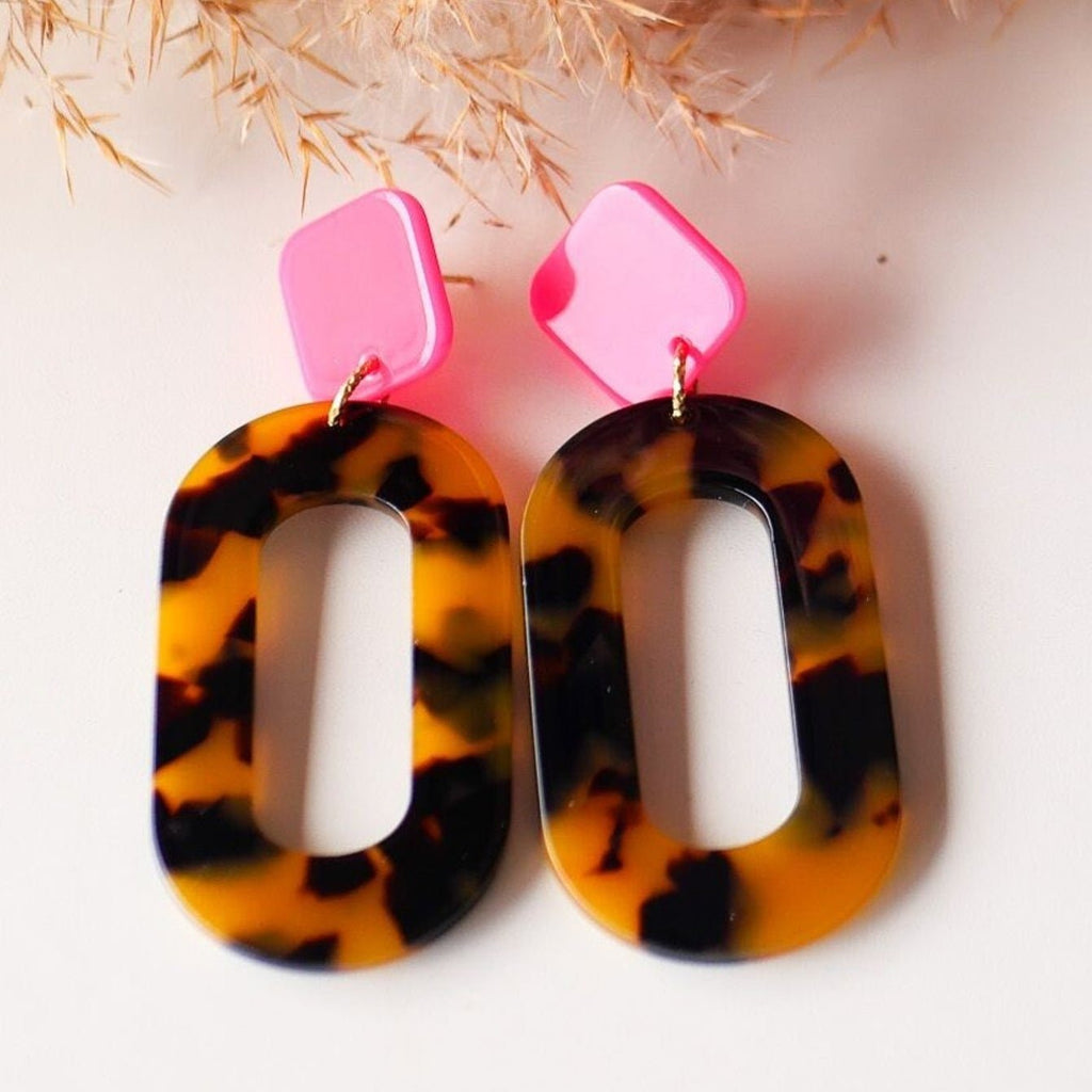 Boucles d'oreilles écaille femme mina - azeria création