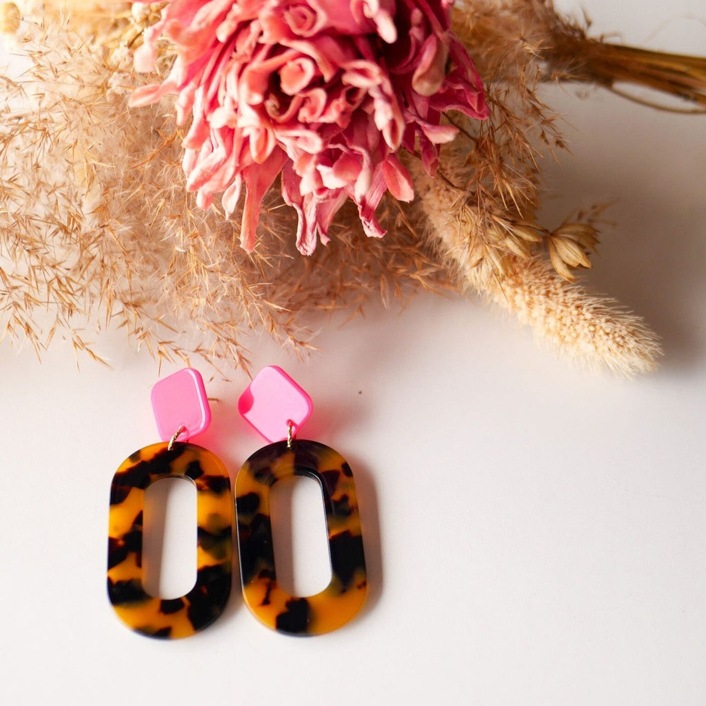 Boucles d'oreilles écaille femme mina - azeria création