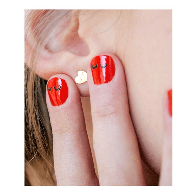 Boucles d’oreilles enfant cœurs - adorabili paris