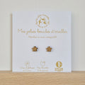Boucles d'oreilles enfant pailletées étoiles multicolore – les petites hirondelles