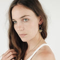 Boucles d'oreilles laiton "agathe" - brasscake