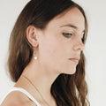 Boucles d'oreilles laiton "luva" - brasscake