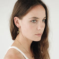 Boucles d'oreilles laiton "romy" - brasscake