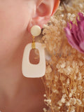 Boucles d'oreilles pendantes "carla" - azeria création