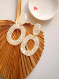 Boucles d'oreilles pendantes "georgia" - azeria création