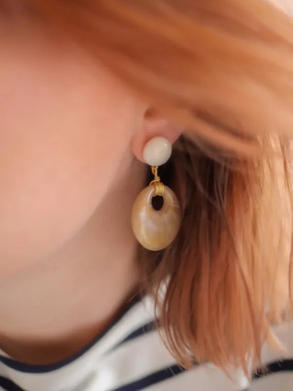 Boucles d'oreilles pendantes "ilda"