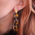 Boucles d'oreilles écaille maëlle - azeria création