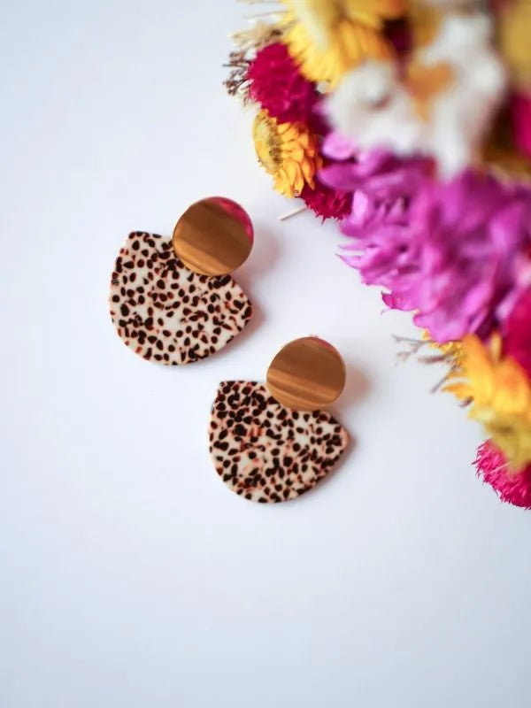 Boucles d'oreilles pendantes "tal" - azeria création