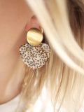 Boucles d'oreilles pendantes "tal" - azeria création