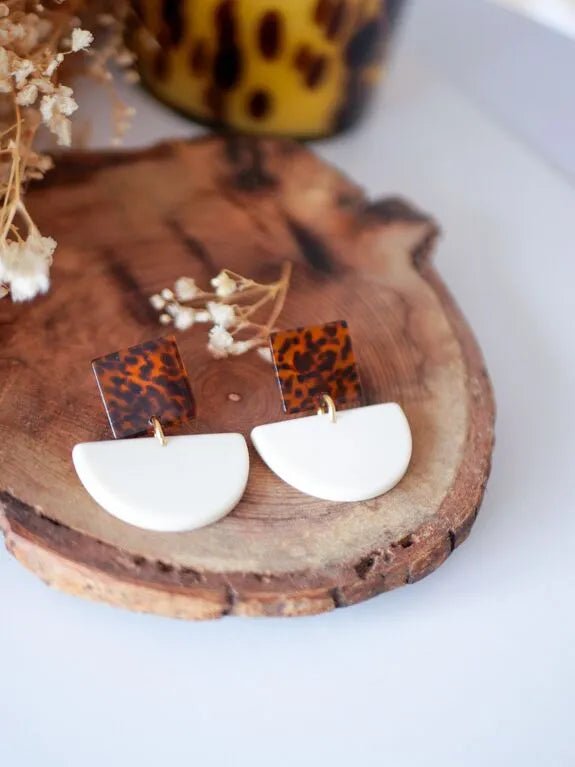 Boucles d'oreilles pendantes "tina" - azeria création