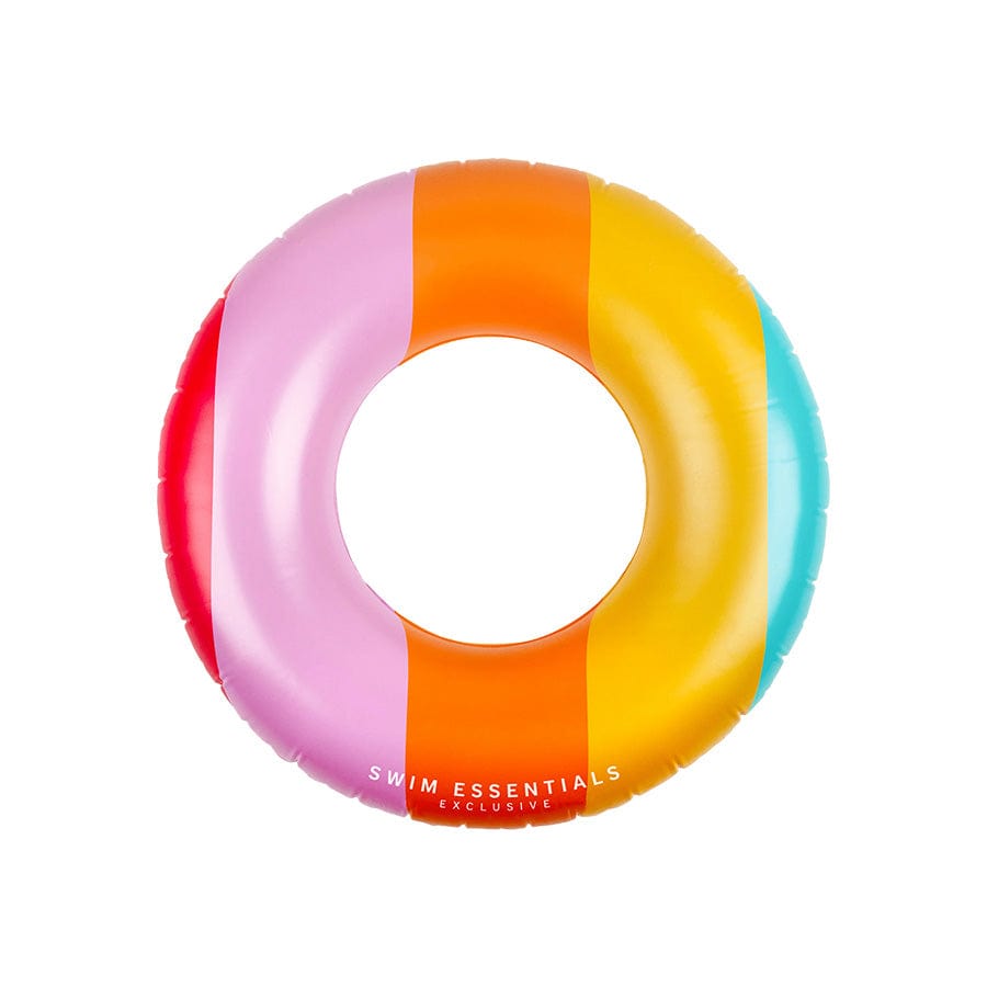 Bouée gonflable multicolore Color Rush Ø90 cm