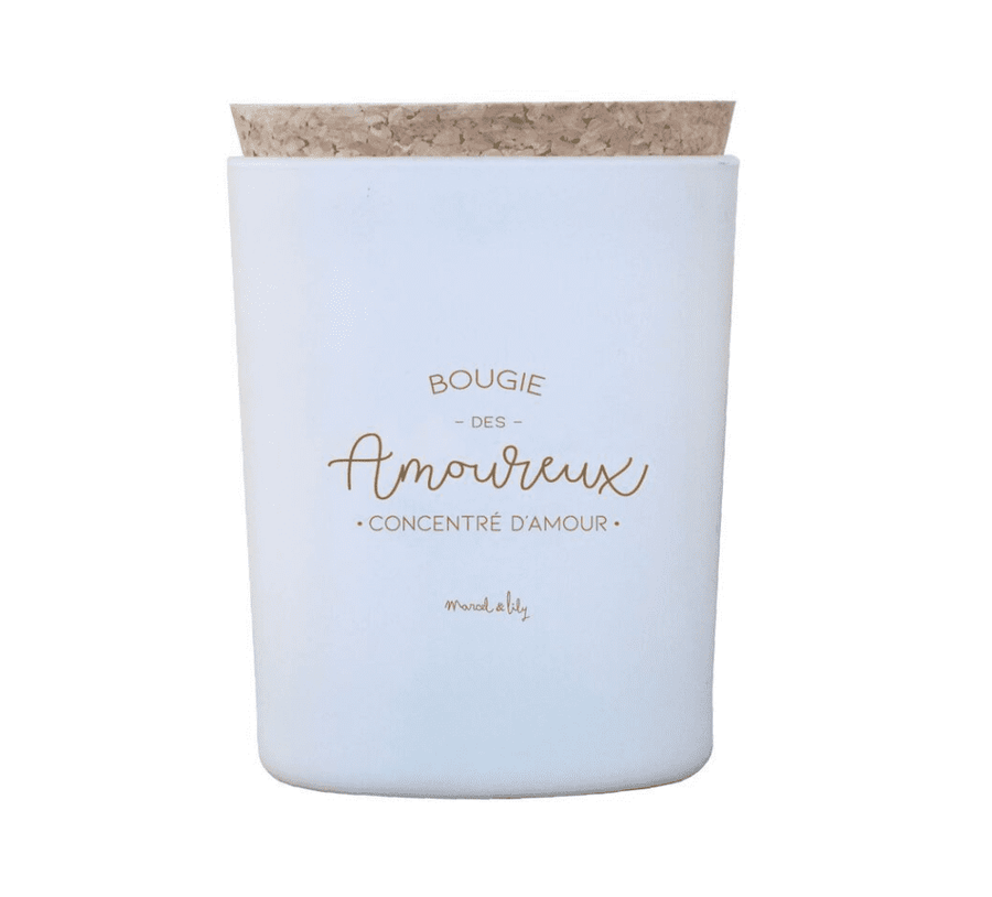 Bougie décorative naturelle "concentré d'amour"