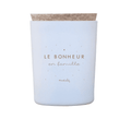 Bougie décorative naturelle "le bonheur en famille" - marcel et lily