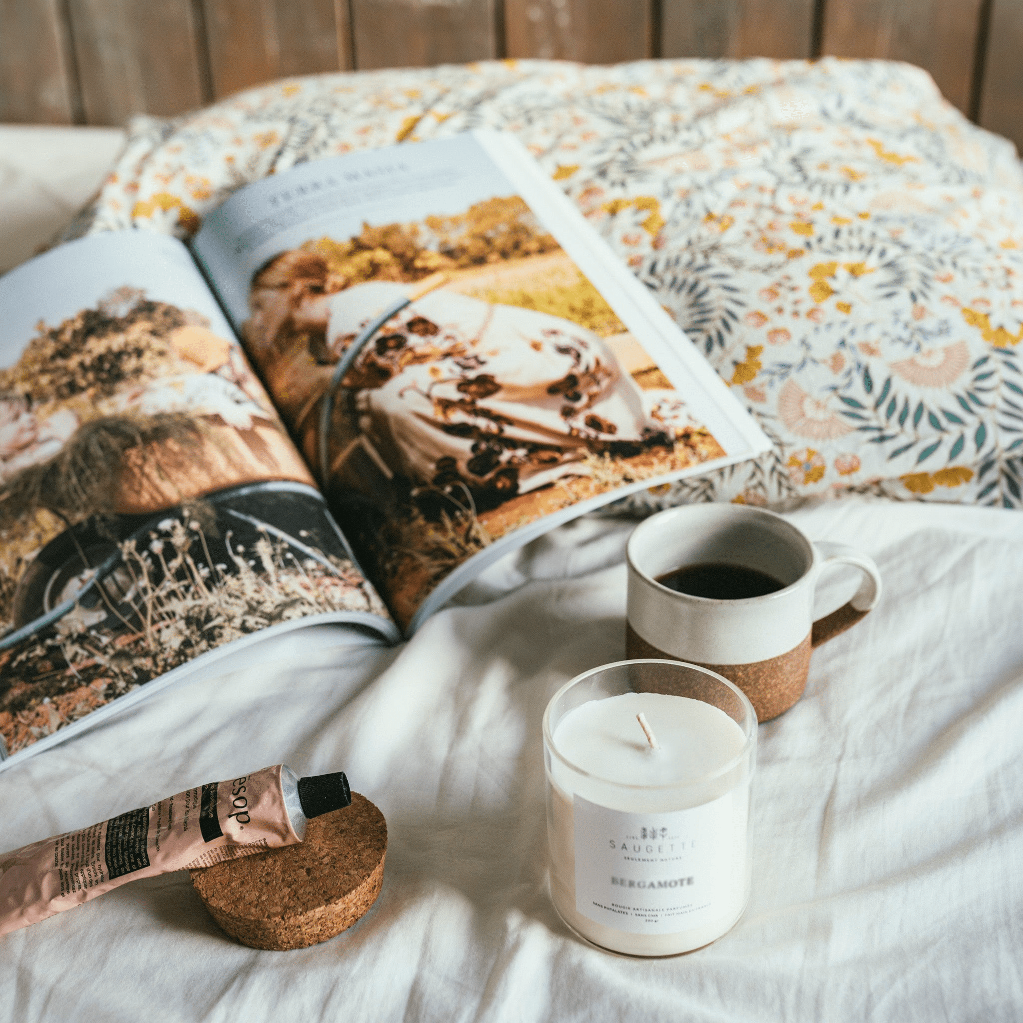 Bougie naturelle parfumée Bergamote - Lili Margaret