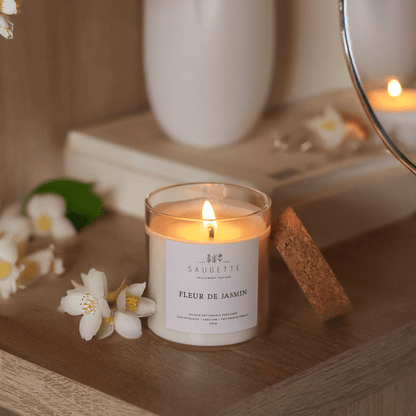 Bougie naturelle parfumée Fleur de Jasmin - Lili Margaret