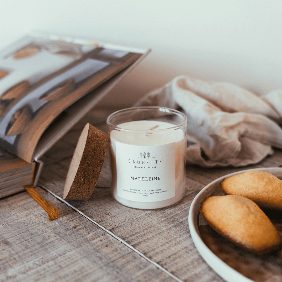 Bougie naturelle parfumée - Madeleine