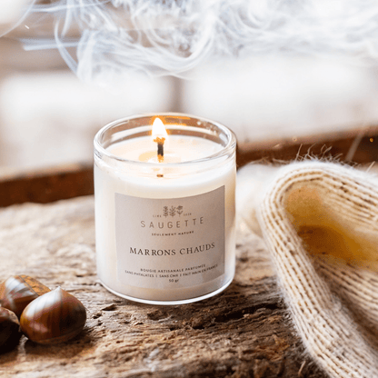 Bougie naturelle parfumée - Marrons chauds - Lili Margaret