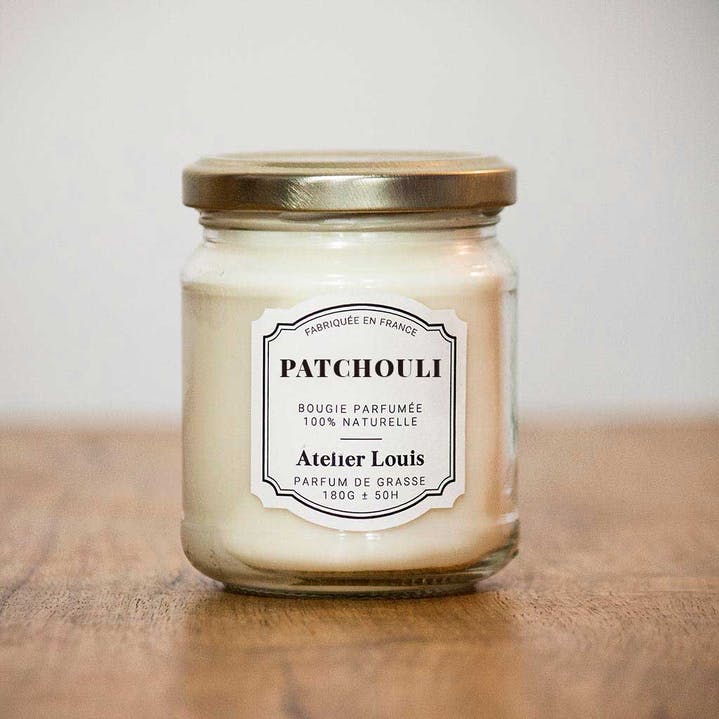 BOUGIE NATURELLE PARFUMÉE PATCHOULI - Atelier Louis - Lili Margaret