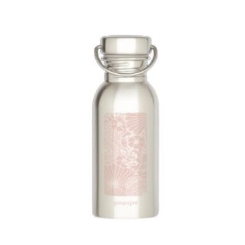 Bouteille inox isotherme thème "végétal" rose - gaspajoe