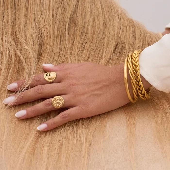 Bracelets bouddhistes lot de 4 doré - ikita paris