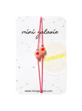 Bracelets cordon enfant coeurs duo bff meilleures amies - mini galaxie